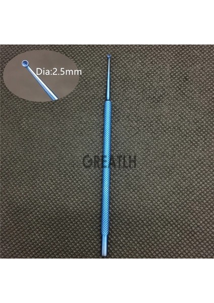 2.5mm Oftalmik Şalazyon Küretleri Mikroskobik Aletler Titanyum Tarsal Bezi Kistleri Cımbız Meyerhoefer (Yurt Dışından)