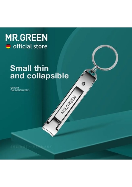 MR-3001GE Mr.green Katlanabilir Tırnak Makası Küçük ve Ince Taşınabilir Seyahat Tırnak Makası Paslanmaz Çelik Manikür Kesici Aletler Dosyaları (Yurt Dışından) fiyatları