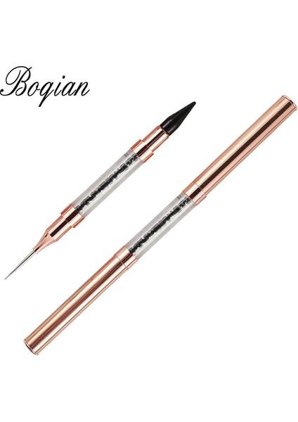 Siyah Bqan Gül Altın Balmumu Çelik Çift Metal Kolu Tırnak Süsleyen Aracı Sökücü Kalem Boncuk Aksesuarları Yapışkanlı Pick Up Dekorasyon Kaldır (Yurt Dışından)
