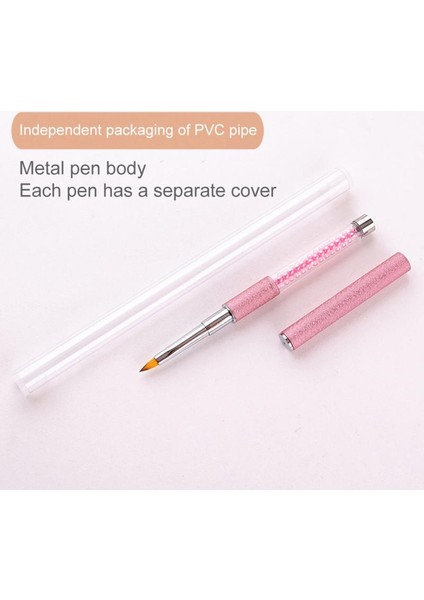 Düz Set Kalem 16 Parça Profesyonel Tırnak Sanat Fırçaları Tırnak Hattı Fırçası Pembe Uv Jel Boyama Oyma Tırnak Sanat Astar 3D Rhinestones Fırça Manikür (Yurt Dışından) fırsatları