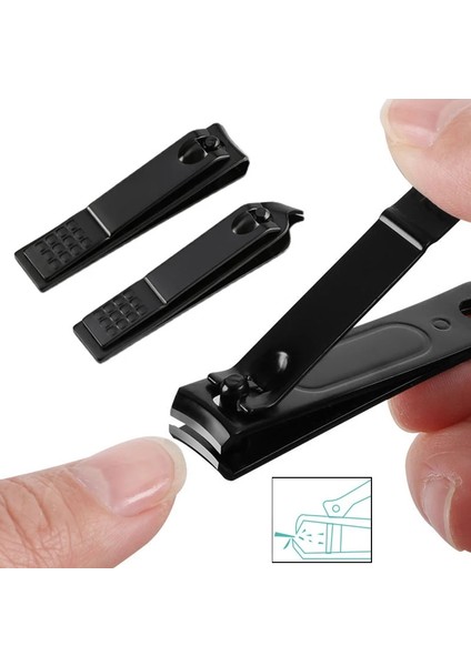 Stil 1 Siyah Tırnak Makası Ayak Tırnağı Kesiciler Paslanmaz Çelik Kalın Parmak Tırnak Pense Profesyonel Manikür Giyotin Pedikür Aracı (Yurt Dışından) modelleri