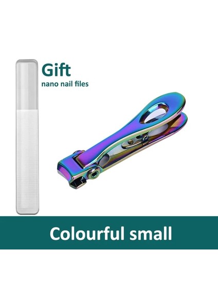 Renkli Küçük Yüksek Kaliteli Tırnak Makası Paslanmaz Çelik Iki Boyutu Mevcuttur Manikür Tırnak Kesici Kalın Sert Ayak Tırnağı Makas Araçları (Yurt Dışından)