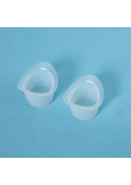 2pcs 8ml Göz Yıkama Göz Yıkama Bardağı Silikon Yeniden Kullanılabilir Tıbbi Yumuşak Göz Banyosu Bardağı Ölçekli (Yurt Dışından)