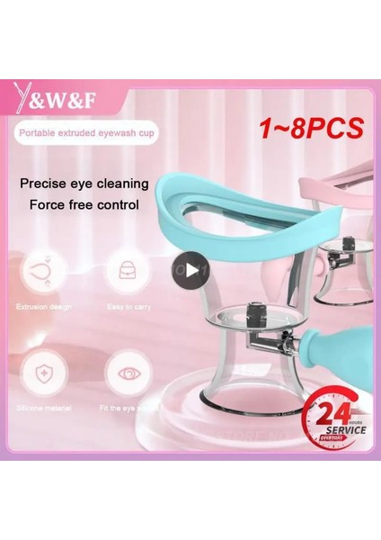 Pembe 4 Adet 1 ~ 8 Adet Yeniden Kullanılabilir Silikon Göz Yıkama Bardağı Yeniden Kullanılabilir Göz Temizleme Aracı Yumuşak Göz Yıkama Temizleyici Profesyonel Göz Yıkama Konteyneri (Yurt Dışından) fiyatları