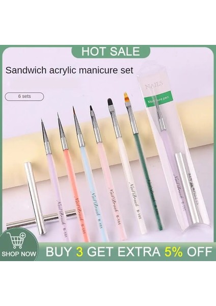 B07 1 Adet Tırnak Resim Fırçası Akrilik Şeffaf Saplı Astar Çizim Uv Jel Kalem Fransız Fırçalar Yarım Ay Şekli Degrade Manikür Aracı (Yurt Dışından) fiyatları