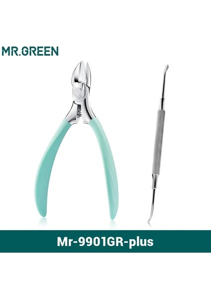 MR-9901GR-PLUS Mr.green Ayak Tırnağı Makası Profesyonel Pedikür Aracı Tırnak Makası Anti-Sıçrama Batık Olecranon Kesiciler Manikür Alet Setleri (Yurt Dışından)