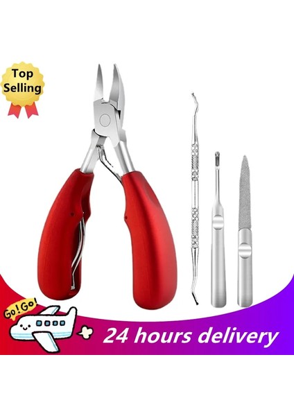 Red-B Yeni Ayak Tırnak Makası Tırnak Düzeltme Kalın Çiviler Batık Ayak Tırnaklarını Pense Kesiciler Ölü Cilt Kir Sökücü Pedikür Bakım Aracı (Yurt Dışından) fiyatları