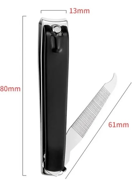 A Style1 Paslanmaz Çelik Tırnak Makası Tırnak Ayak Tırnağı Düzeltici Bakım Aracı Manikür Bıçağı Ayak Tırnaklarını Makas Düzeltici Tırnak Kesiciler 2 Stil (Yurt Dışından)