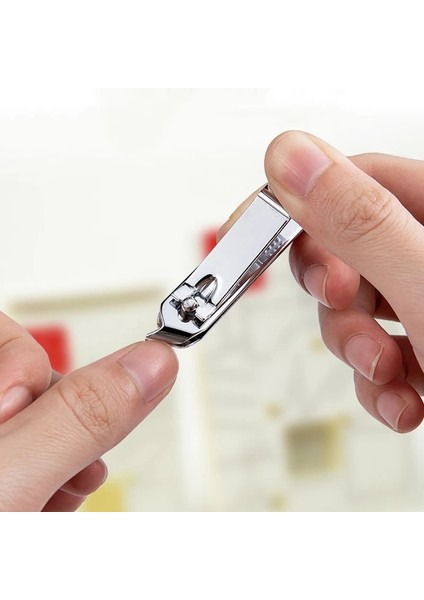 Koyu Gri Paslanmaz Çelik Tırnak Makası Ayak Tırnaklarını Pense Çivi Kesiciler Manikür Bıçağı Giyotin Pedikür Araçları Profesyonel Tırnak Bakımı Araçları (Yurt Dışından) fırsatları