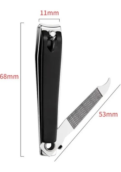 Orta Yeni Paslanmaz Çelik Tırnak Sanat Makası Manikür Dosyaları Tırnak Kesici Tırnak Makası Makinesi Bıçağı Ayak Tırnağı Düzeltici Tırnak Makası (Yurt Dışından)