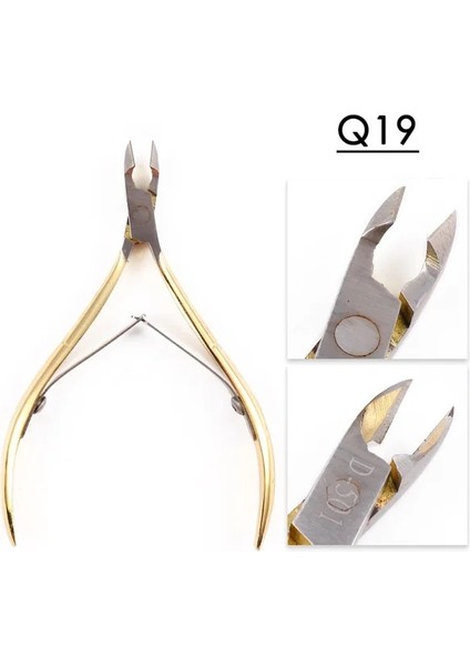 Q19 1pc Pedikürcülük Tırnak Makası Tırnak Düzeltme Pense Clipper Kesici Ölü Cilt Kir Sökücü Paslanmaz Çelik Bıçak Pedikür Jıq1-8-2 (Yurt Dışından)
