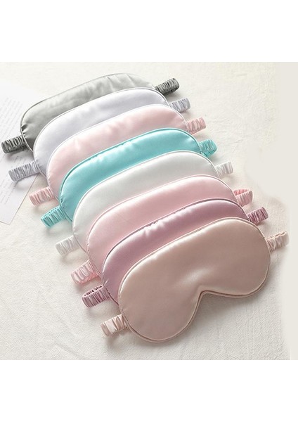 Pembe 1 Adet Siperliği Uyku Göz Maskesi Kapağı Eyepatch Körü Körüne Katı Taşınabilir Yeni Dinlenme Relax Göz Bandı Kapak Yumuşak Ped (Yurt Dışından)