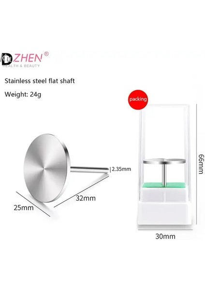 D 50 Adet Taşlama Mili Çekirdek 25MM Çap Ayak Törpü Ayak Dosya Mandrel Ayak Zımpara Kağıdı Pedikür Cilalı Zımpara Halkası Pedikür (Yurt Dışından)