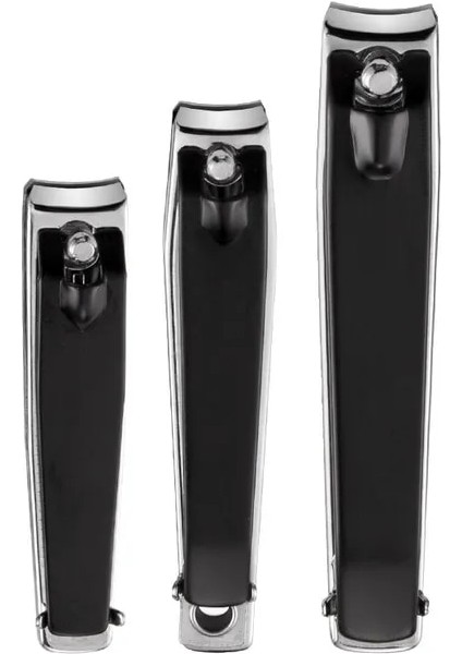 A-3 Adet Paslanmaz Çelik Tırnak Sanat Makası Manikür Dosyaları Kesici Makası Makine Bıçağı Tırnak Ayak Tırnağı Giyotin Siyah Pro Bakım Araçları Yzl (Yurt Dışından)