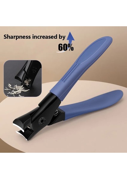 Mavi Yeni Anti-Sıçrama Tırnak Makası Kalın Sert Tırnak Özel Tırnak Makası Tek Tırnak Makası Büyük Boy Ev Ayak Parmakları Tırnak Makası (Yurt Dışından) fiyatları