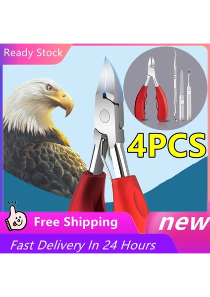 4 Adet Siyah-Bir Tırnak Makası Paronychia Geliştirilmiş Paslanmaz Çelik Düzeltici Batık Pedikür Bakımı Profesyonel Kesici Ayak Ayak Tırnağı Makası Alet Seti (Yurt Dışından) fiyatları