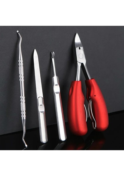 4 Adet Siyah-Bir Tırnak Makası Paronychia Geliştirilmiş Paslanmaz Çelik Düzeltici Batık Pedikür Bakımı Profesyonel Kesici Ayak Ayak Tırnağı Makası Alet Seti (Yurt Dışından) modelleri