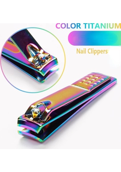 S Yeni Tırnak Makası Renk Titanyum Tırnak Makası Manikür Boyutu Manikür Araçları Tırnak Makası Bağımsız Kart (Yurt Dışından)