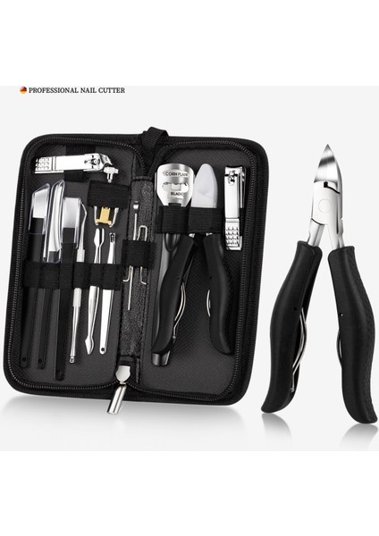 14 Adet-Kırmızı Pedikür Seti Ayak Tırnak Makası Batık Ayak Tırnaklarını Pense Kesiciler Ölü Cilt Kir Sökücü Paslanmaz Çelik Manikür Kesiciler Aletler (Yurt Dışından) fiyatları