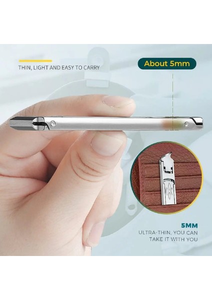 Tek Uçlu Çift Uçlu Tırnak Makası Paslanmaz Çelik Katlanabilir Tırnak Kesici Giyotin Ultra-Ince Ayak Tırnağı Makas Manikür Pedikür Aracı Tırnak Törpüsü (Yurt Dışından) fırsatları