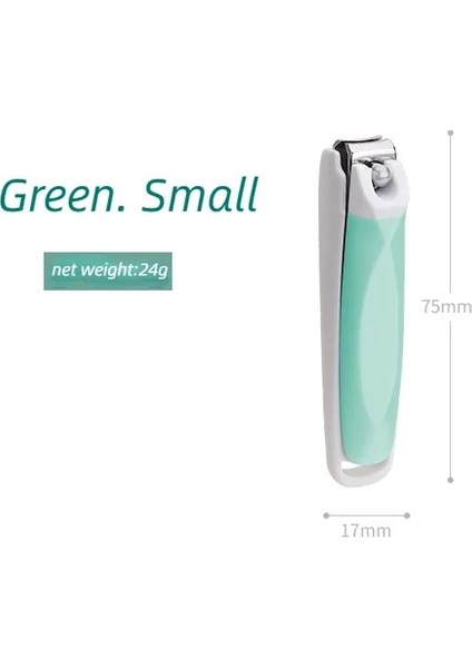 Yeşil Küçük Sevimli Paslanmaz Çelik Tırnak Makası Yaratıcı Çapraz Anti-Sıçrama Tırnak Makası Pembe Kız Tırnak Makası Çocuk Tırnak Makası (Yurt Dışından)