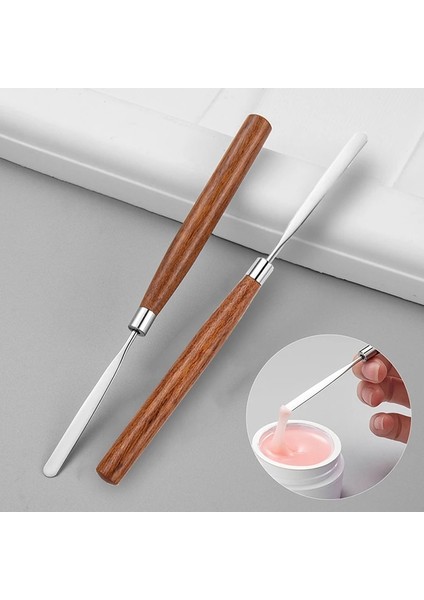 1 Adet Nail Art Karıştırma Çubuğu Aracı Paslanmaz Çelik Akrilik Toz Sıvı Uv Jel Kaşık Spatula Pin Süsleyen Kalem Profesyonel Araçlar (Yurt Dışından) fırsatları