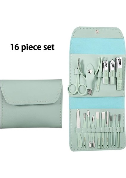 G Yeşil 19 Adet Tırnak Makası Seti Çivi Oluk Onarım Ayak Tırnağı Ölü Cilt Pense Aracı Ev Manikür Dosyaları Pedikür Ürünleri Aksesuarları (Yurt Dışından)