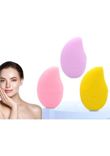 Pembe Silikon Tepsi Buz Küpü Kadın Kadın Masaj Yüz Buz Rulosu Kalıp Yeniden Kullanılabilir Yüz Bakımı Güzellik Aracı Takım Elbise Tüm Cilt Tipleri Için (Yurt Dışından) modelleri