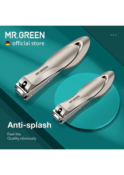 MR-1112 Mr.green Tırnak Makası Paslanmaz Çelik Anti Sıçrama Tırnak Kesici Manikür Araçları Biyonik Tasarım Tırnak Giyotin Pedikür Makas (Yurt Dışından) fiyatları
