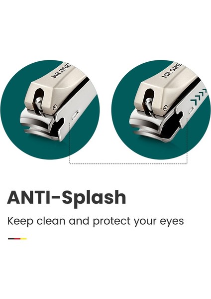 MR-1112 Mr.green Tırnak Makası Paslanmaz Çelik Anti Sıçrama Tırnak Kesici Manikür Araçları Biyonik Tasarım Tırnak Giyotin Pedikür Makas (Yurt Dışından) fırsatları