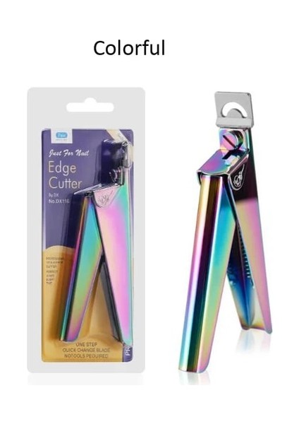 10 1 Adet Profesyonel Paslanmaz Çelik Tırnak Kesici Makas U Şekli Altın/gümüş Yanlış Ipuçları Tırnak Kenar Kesiciler Manikür Tırnak Giyotin T- (Yurt Dışından)