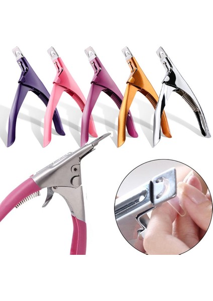 10 1 Adet Profesyonel Paslanmaz Çelik Tırnak Kesici Makas U Şekli Altın/gümüş Yanlış Ipuçları Tırnak Kenar Kesiciler Manikür Tırnak Giyotin T- (Yurt Dışından) fiyatları