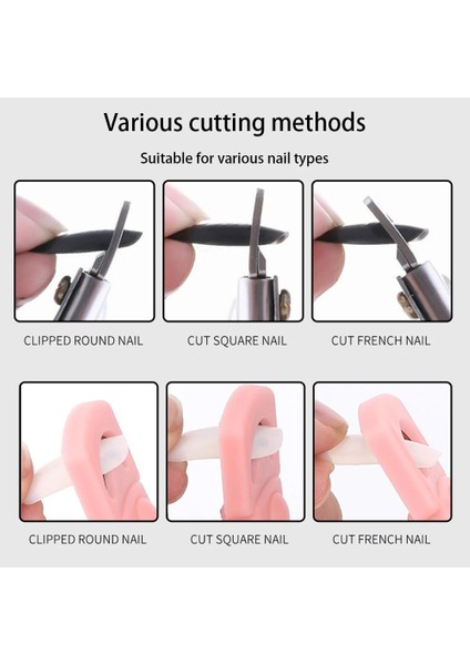 Bir Gül Kırmızı 1 Adet Tırnak Sahte Çizgi Makas U-Şekilli Clippers Uzatma Çivi Kesiciler Aracı Manikür Kalınlaşmış Paslanmaz Çelik Bıçak Şekillendirme (Yurt Dışından)