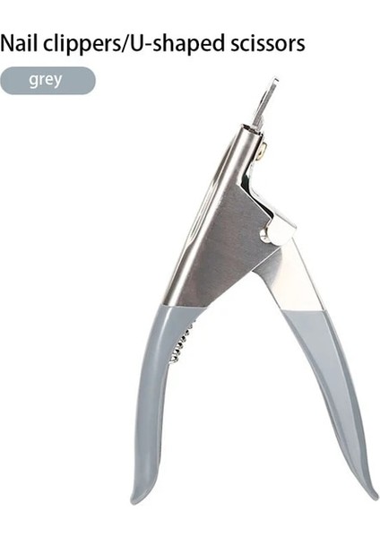 B6 Takma Tırnak Kapsül Kesici U Şeklinde Yanlış Akrilik Ipuçları Makas Giyotin Kesiciler Tırnak Makası Profesyonel Manikür Aksesuarları (Yurt Dışından)