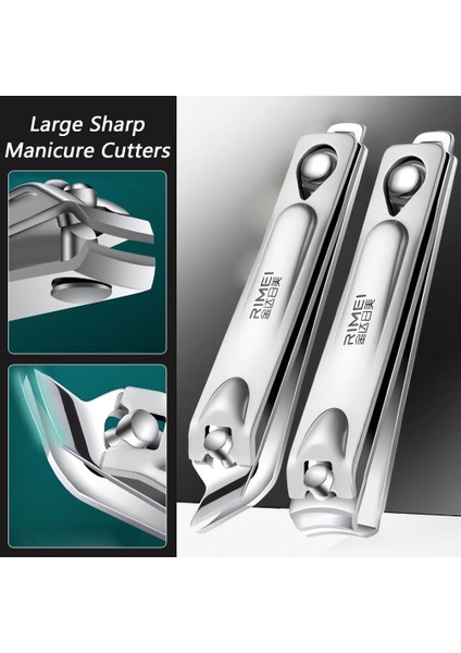 2 Adet Büyük Set Büyük Keskin Manikür Kesiciler Tırnak Paslanmaz Çelik Karbon Çelik Kısaltma Sert Tırnak Makası Pedikür Eğik Ağız Ev (Yurt Dışından) fiyatları