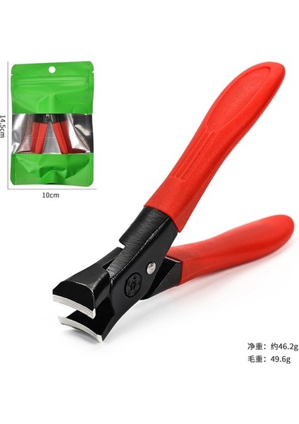 Kalın Tırnak C Kırmızı Keskin Sağlam Anti-Sıçrama Tırnak Makası Paslanmaz Çelik Manikür Tırnak Kesici Kalın Sert Ayak Tırnağı Tırnak Pedikür Aracı (Yurt Dışından)