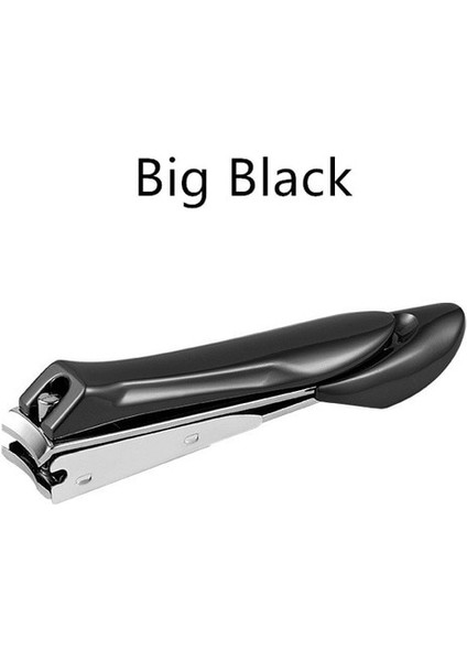 Büyük Siyah Büyük Paslanmaz Çelik Tırnak Makası Kesici Profesyonel Manikür Düzeltici Yüksek Kaliteli Ayak Tırnak Makası Klip Yakalayıcı ile FH01 (Yurt Dışından)