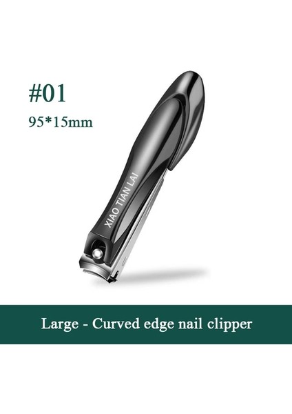 Büyük 1 Keskin Tırnak Makası Paslanmaz Çelik Tırnak Kesici Görev Kavisli Kenar Yetişkin Erkekler Kadınlar Için Salıncak Tırnak Dosyası (Yurt Dışından)