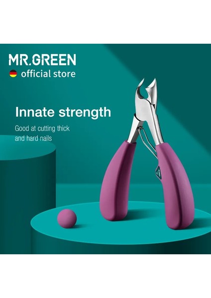 MR-1026PU-PLUS Mr.green Tırnak Makası Paslanmaz Çelik Batık Ayak Tırnağı Makası Kalın ve Sert Tırnakları Kesmede Iyi Pedikür Manikür Aleti (Yurt Dışından) fiyatları