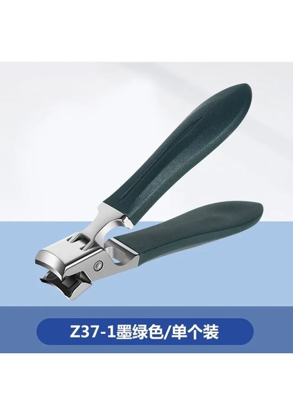 Green1 Yeni Anti-Sıçrama Tırnak Makası Kalın Sert Ayak Tırnağı Özel Paslanmaz Çelik Geniş Çene Açılış Manikür Tırnak Kesici Aletler (Yurt Dışından)