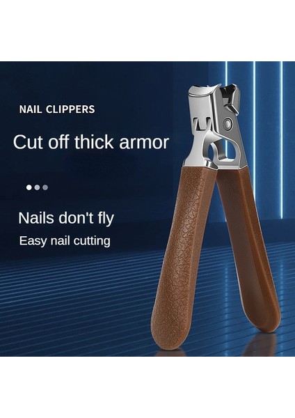 Green1 Yeni Anti-Sıçrama Tırnak Makası Kalın Sert Ayak Tırnağı Özel Paslanmaz Çelik Geniş Çene Açılış Manikür Tırnak Kesici Aletler (Yurt Dışından) modelleri