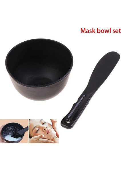 Dıy Yüz Maskesi Karıştırma Kasesi Kaşık Çubuk Seti Aracı Yumuşak Çamur Maskesi Aplikatör Plastik Spatula Ev Aksesuarları Makyaj Araçları Kiti (Yurt Dışından)