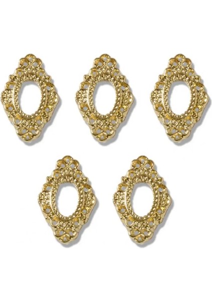 Altın 2 5 Adet/takım Tırnak Çıkartmaları Güzel Metal Yaratıcı Dıy Boyama Çerçeve Şekli Manikür Sanat Dekoru Tırnak Dekor Bayan Için (Yurt Dışından) fırsatları