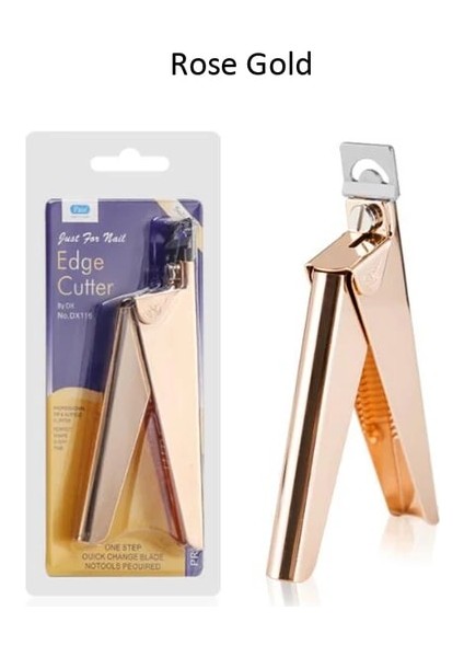 K Profesyonel Tırnak Sanat Makası Özel Tip U Kelime Yanlış Ucu Kenar Çok Kullanımlı Kesici Manikür Renkli Paslanmaz Çelik Tırnak Aracı (Yurt Dışından)