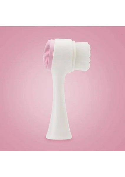 Pembe Kedi Pençe Yüz Yıkama Fırçası Yumuşak Silikon Gözenek Derin Temizleme Fırçası Masaj Peeling Siyah Nokta Çıkarıcı Yüz Fırçası (Yurt Dışından)