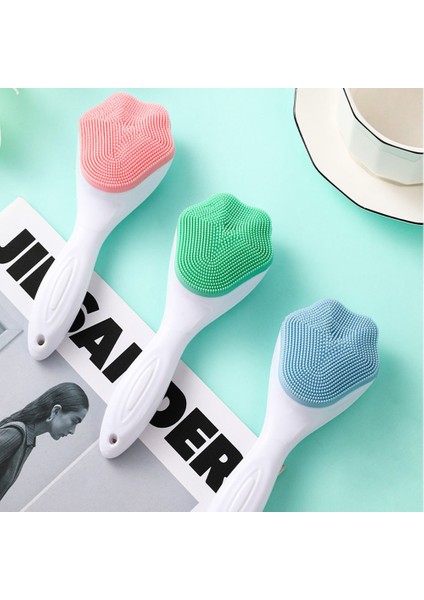Pembe Kedi Pençe Yüz Yıkama Fırçası Yumuşak Silikon Gözenek Derin Temizleme Fırçası Masaj Peeling Siyah Nokta Çıkarıcı Yüz Fırçası (Yurt Dışından) fiyatları