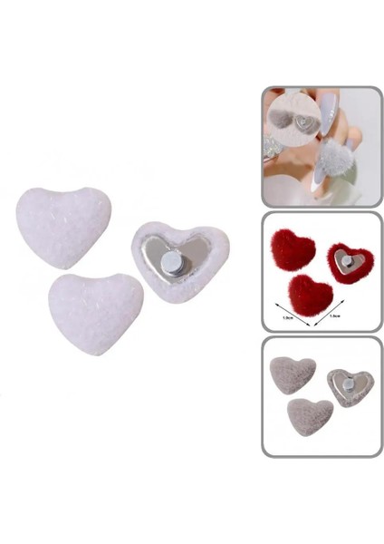 Gri Kalp Manyetik Kabarık Kadın Tırnak Süsleme (Yurt Dışından) fiyatları