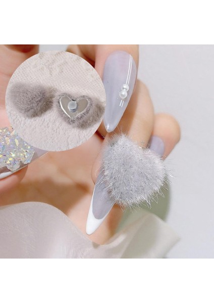 Gri Kalp Manyetik Kabarık Kadın Tırnak Süsleme (Yurt Dışından) fırsatları