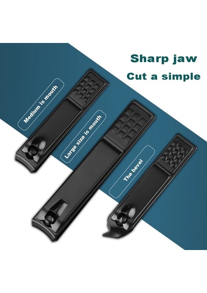 16 Adet Siyah 7/10/12/18 Adet Manikür Kesiciler Tırnak Makası Seti Ev Paslanmaz Çelik Kulak Kaşık Tırnak Makası Pedikür Tırnak Makası Aracı (Yurt Dışından) fırsatları