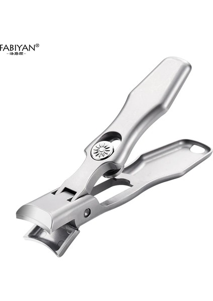 Şerit 02 Paslanmaz Çelik Anti Sıçrama Geniş Çene Açılış Pense Tırnak Makası Manikür Tırnak Kalın Sert Ayak Tırnağı Kesme Giyotin Aracı (Yurt Dışından) fiyatları